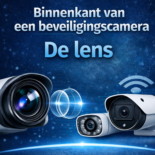 Lens van een beveiligingscamera uitgelegd
