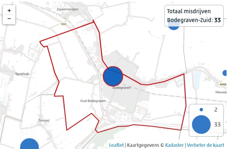 Misdrijven per 1.000 inwoners