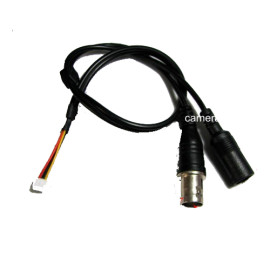 BNC video en 12V kabel - rs6