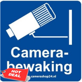 10 Stuks vinyl sticker camerabewaking - sk18