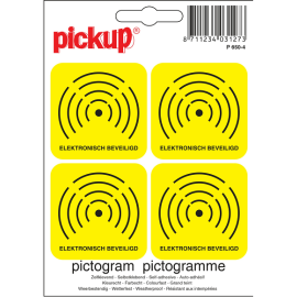 Pickup vinyl sticker elektronisch beveiligd 4in1- sk8