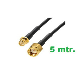 Verlengkabel voor antenne 5 mtr. - dco18