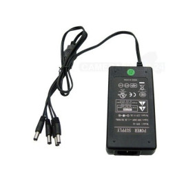 12 volt DC 5A camera adapter - 4 aansluitingen - adp3