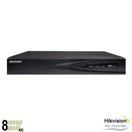 Hikvision 4K 4 kanaals NVR recorder - audio - 4x PoE - 7604NI-Q1/4P