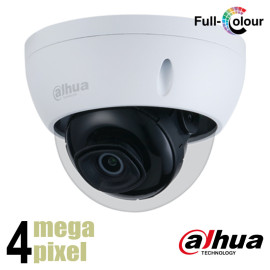 Dahua 4MP IP dome - 50m - 3.6mm - Full Color - WizSense - HDBW3449E-AS-NI