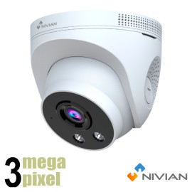 Nivian 3MP wifi camera - 20m - 4mm - Audio - DOM30-W6