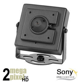 Full HD 4in1 mini camera - 36x36mm - 3.7mm lens - hdcvb8