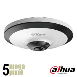 Dahua 5 megapixel CVI fisheye camera - 1.4mm lens - starlight - audio - EW2501P