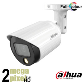Dahua Full HD CVI camera - 0.0002 lux - full color - 2,8mm - Microfoon - HFW2249TP-A-LED