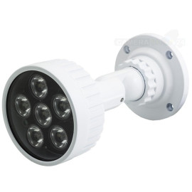 IR illuminator 100 meter 6 leds hoek 45 graden - 12 volt - irl20