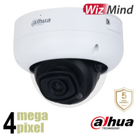 Dahua 4MP IP dome - 30m - 2.8mm - Full Color - WizMind - HDBW5449R-ASE-LED