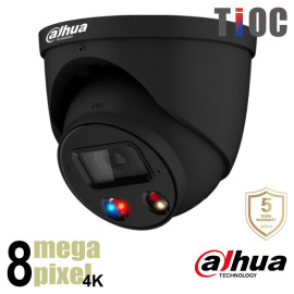 Dahua 4K IP dome - 30m - 2.8mm - Full Color - TiOC - HDW3849H-AS-PV-B