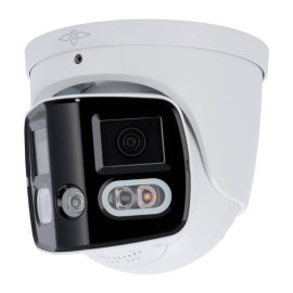 X-Security 2x 4MP IP Panorama camera - 180 graden - actieve afschrikking - IPT180A-8U-PAN