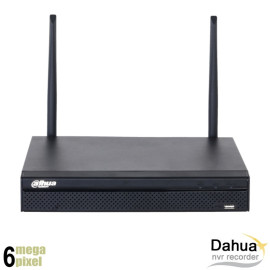 Dahua 6MP 4 kanaals wifi NVR recorder - DHI-NVR1104HS-W