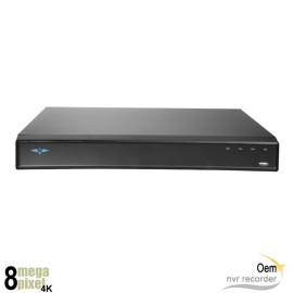 Dahua OEM 4K 16 kanaals NVR recorder - geen poe - 2x HDD - NVR3216-4K