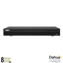 2e kans: Dahua 4K 8 kanaals NVR recorder - Geen PoE - 2x HDD - NVR5208-4KS2
