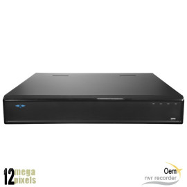 Dahua OEM 12MP 8 kanaals NVR - 8x PoE - 2x HDD - NVR6208-4K8P-EPOE