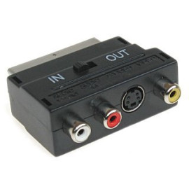 Scart verloop stekker svhs s-vhs - sca1