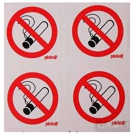 Pickup vynyl sticker rookverbod 4in1 - sk13