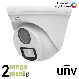 Full HD 4in1 dome camera - full color - 20m nachtzicht - 2,8mm - UV-T112-F28-W