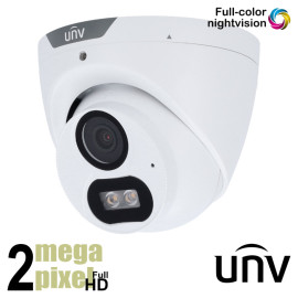 Full HD 4in1 dome camera - full color - microfoon - 40m - 2,8mm - UV-T122-AF28-W