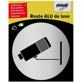 Pickup aluminium bordje bewakingscamera rond - skp9