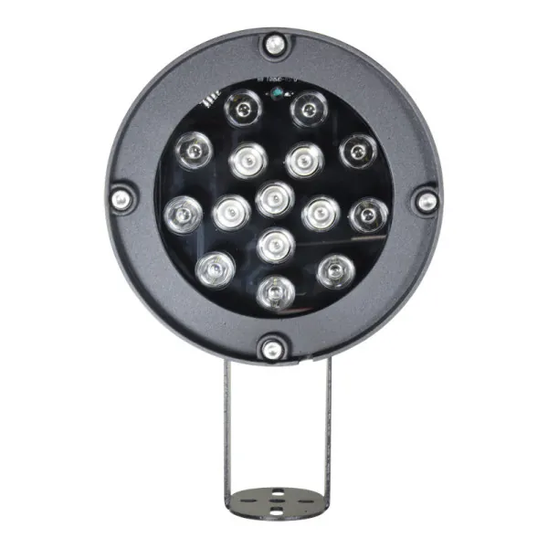 High performance infrarood koplamp IN-906 zwart met 850nm IR
