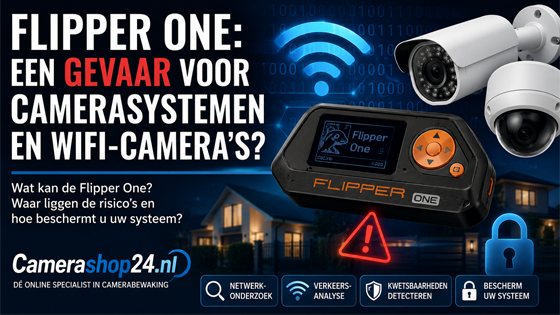 Flipper One gevaar voor beveiligingscamera’s en wifi?