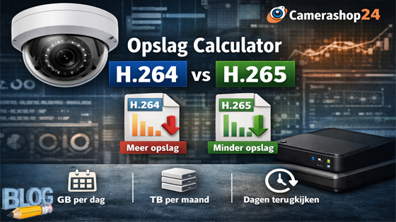 Hoeveel dagen terugkijken met 1TB 2TB of 8TB?