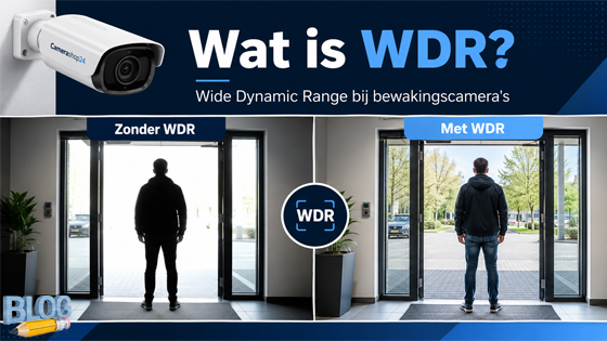 Wat is WDR bij een Bewakingscamera? Wide Dynamic Range 