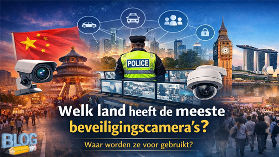 Welk land heeft de meeste beveiligingscamera's?