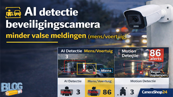 AI detectie test : mens/voertuig vs bewegingsdetectie 