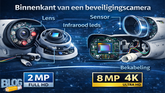 Wat zit er in een bullet of dome camera? Binnenkant uitgelegd