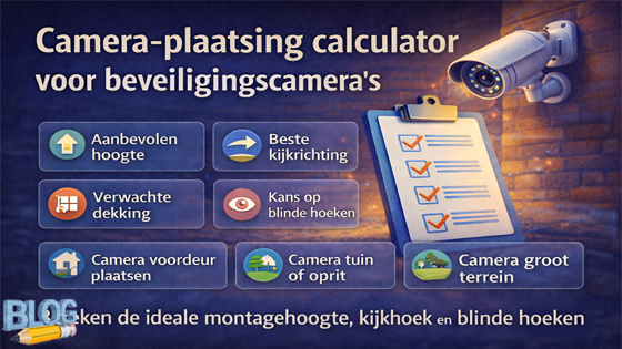 Waar hang ik mijn beveiligingscamera op? Calculator