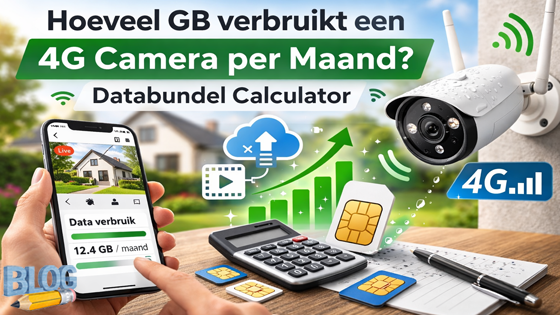 4G camera databundel calculator: hoeveel GB verbruikt uw camera?