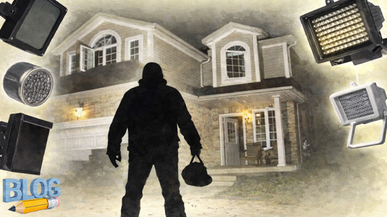 Infrarood lamp voor camerabewaking