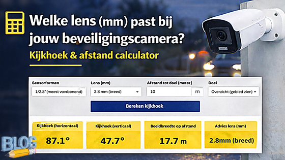 Welke lens (mm) heb ik nodig? Kijkhoek & afstand calculator 