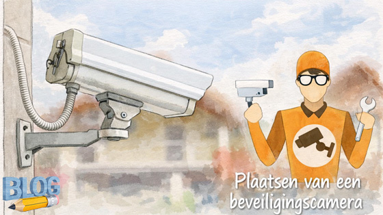 Plaatsen van een beveiligingscamera
