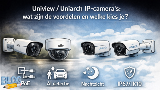 Uniview / Uniarch IP-camera’s: wat zijn de voordelen - welke kies je?