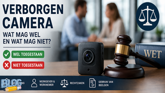 Verborgen camera op het werk: wat mag wel en wat mag niet?