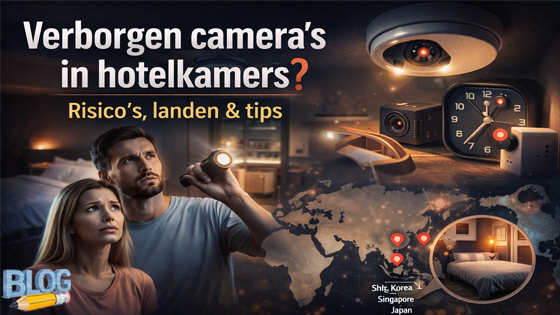 Verborgen camera’s in hotelkamers? Risico’s - tips