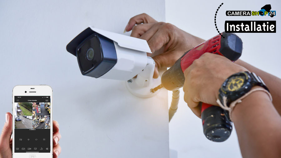 bewakingscamera installatie camerashop24