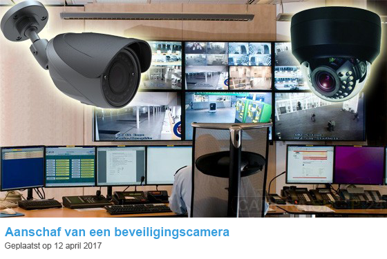 Aanschaf beveiligingscamera