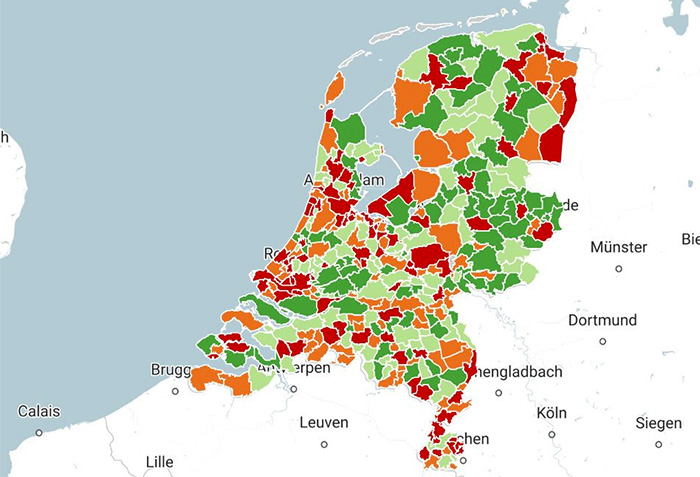 Ranglijst (on)veilige gemeenten 2018