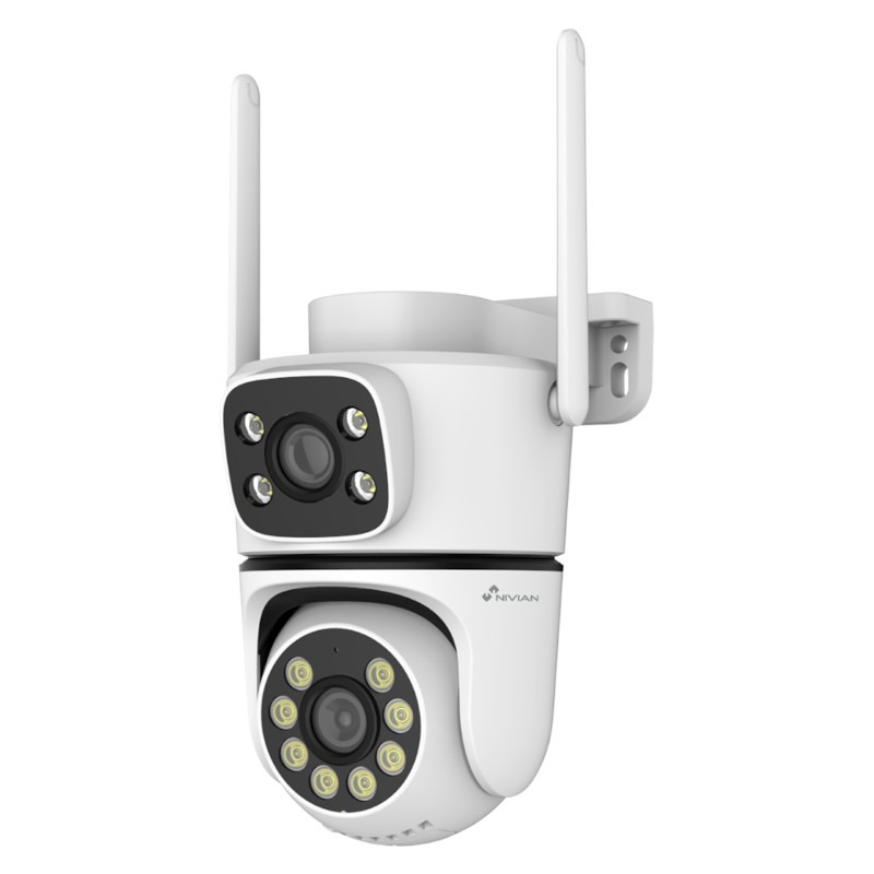Nivian 3MP Dual Lens Smart PT IP Camera | Autotracking & CCTV – 0S6-DUAL
