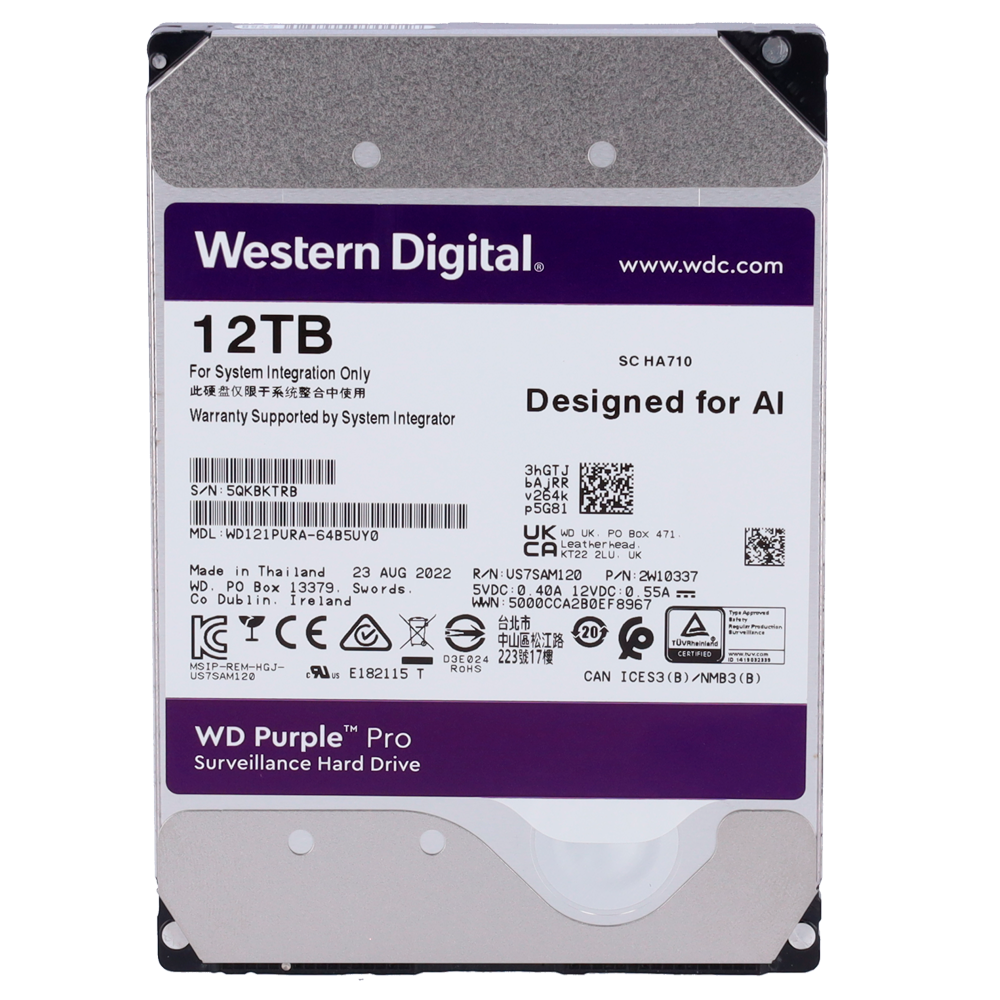 12000gb Western Digital Purple harde schijf