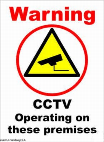 Sticker magneet camerabewaking - sk4