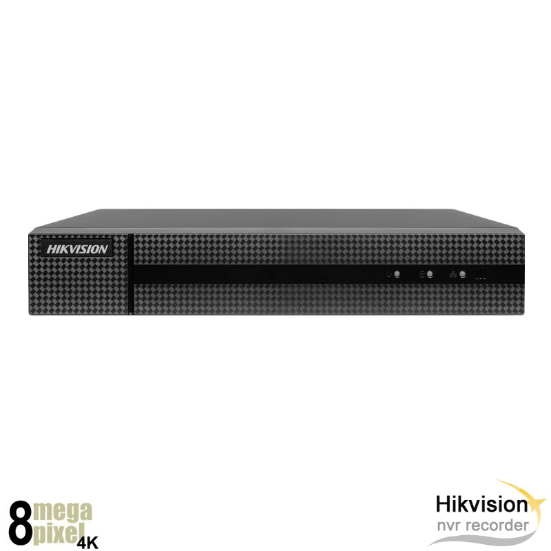 Hikvision 4K 4 kanaals NVR recorder - audio - 4x PoE - 4104MH-4P