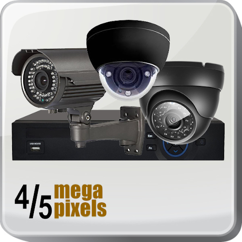 4/5 megapixel CVI set samenstellen - keuze uit: