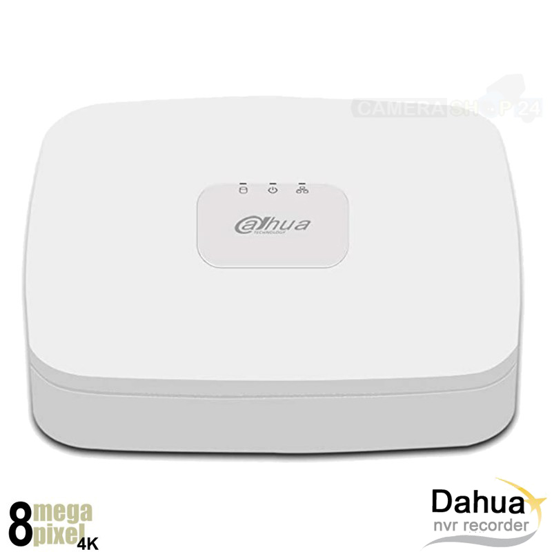 Dahua 4K 16 kanaals NVR recorder - audio - 8x PoE - SMD - NVR4116-8P-4KS2Q